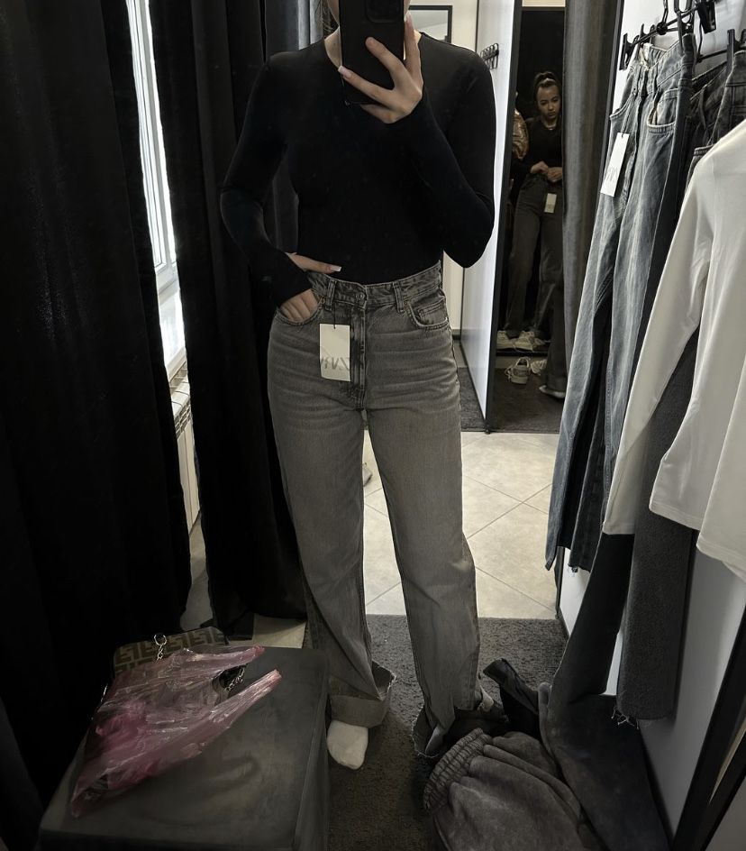 Джинси зара zara wide leg