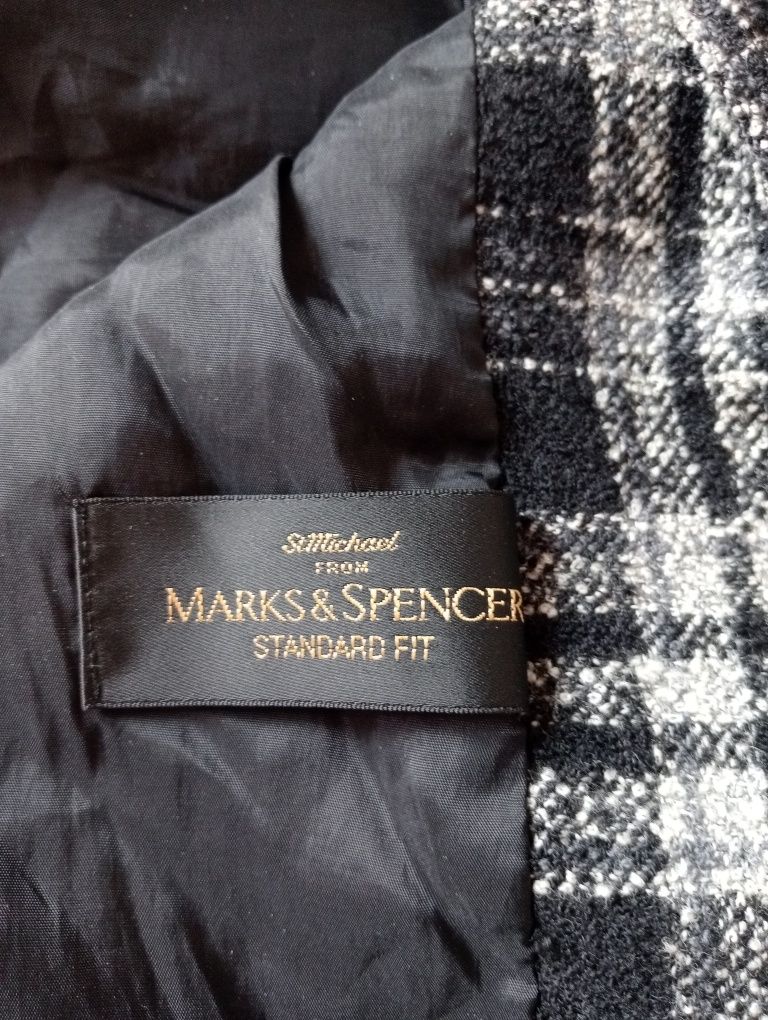 Żakiet r. XS, marynarka M&S , Virgin Wool