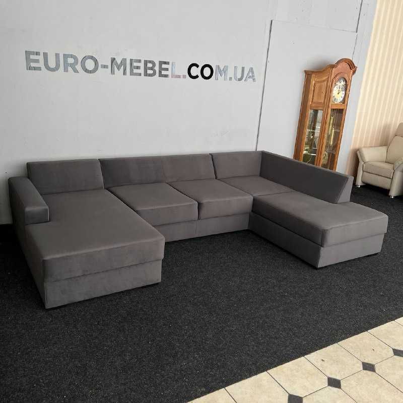 БЕЗКОШТОВНА ДОСТАВКА Новий диван з Європи п-подібної форми в тканині