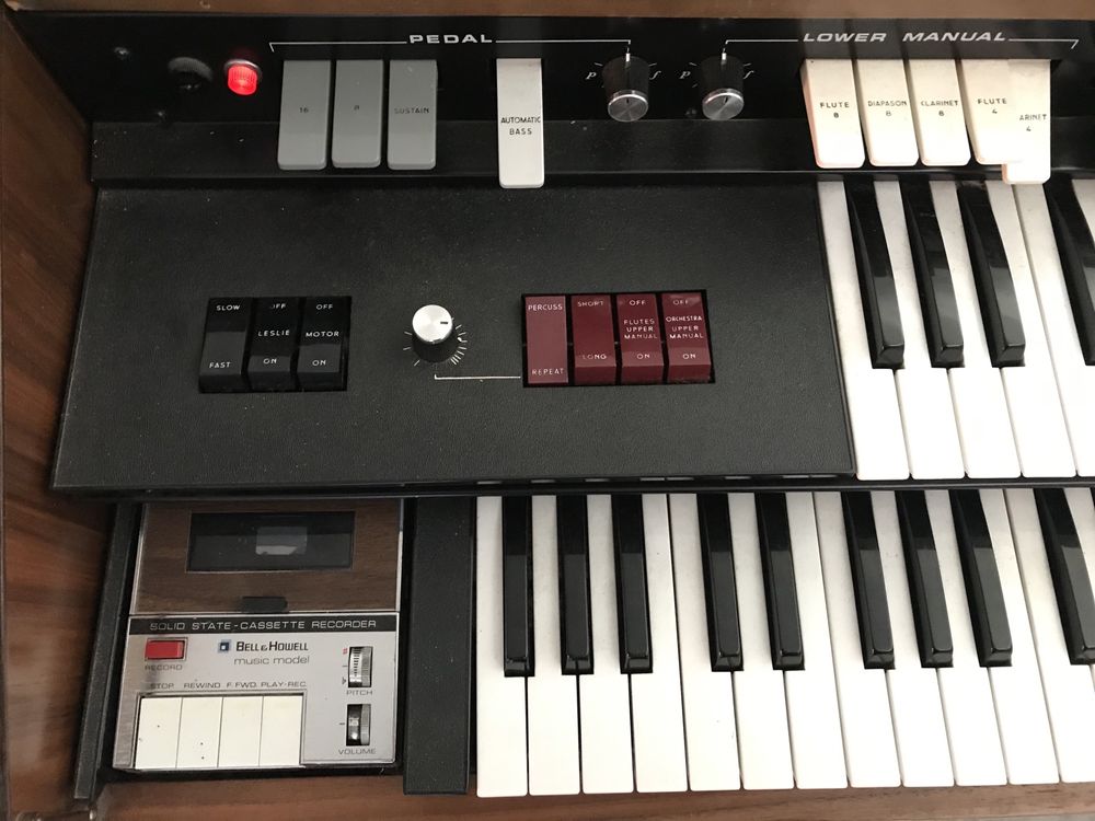 Teclado farfisa Italia USA