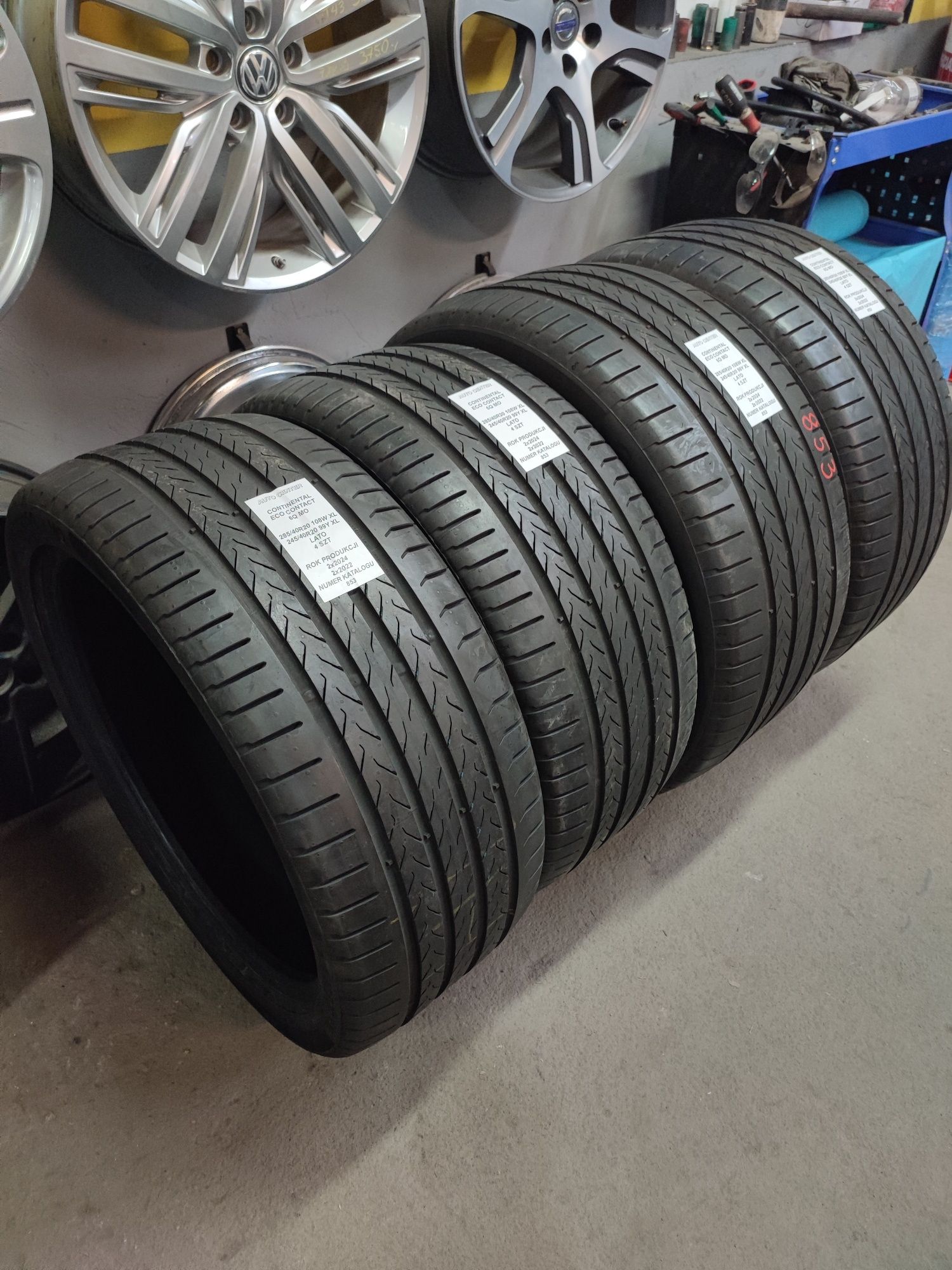 Opony letnie 285/40R20 | 245/40R20 Continetal Eco Contact 6Q MO
