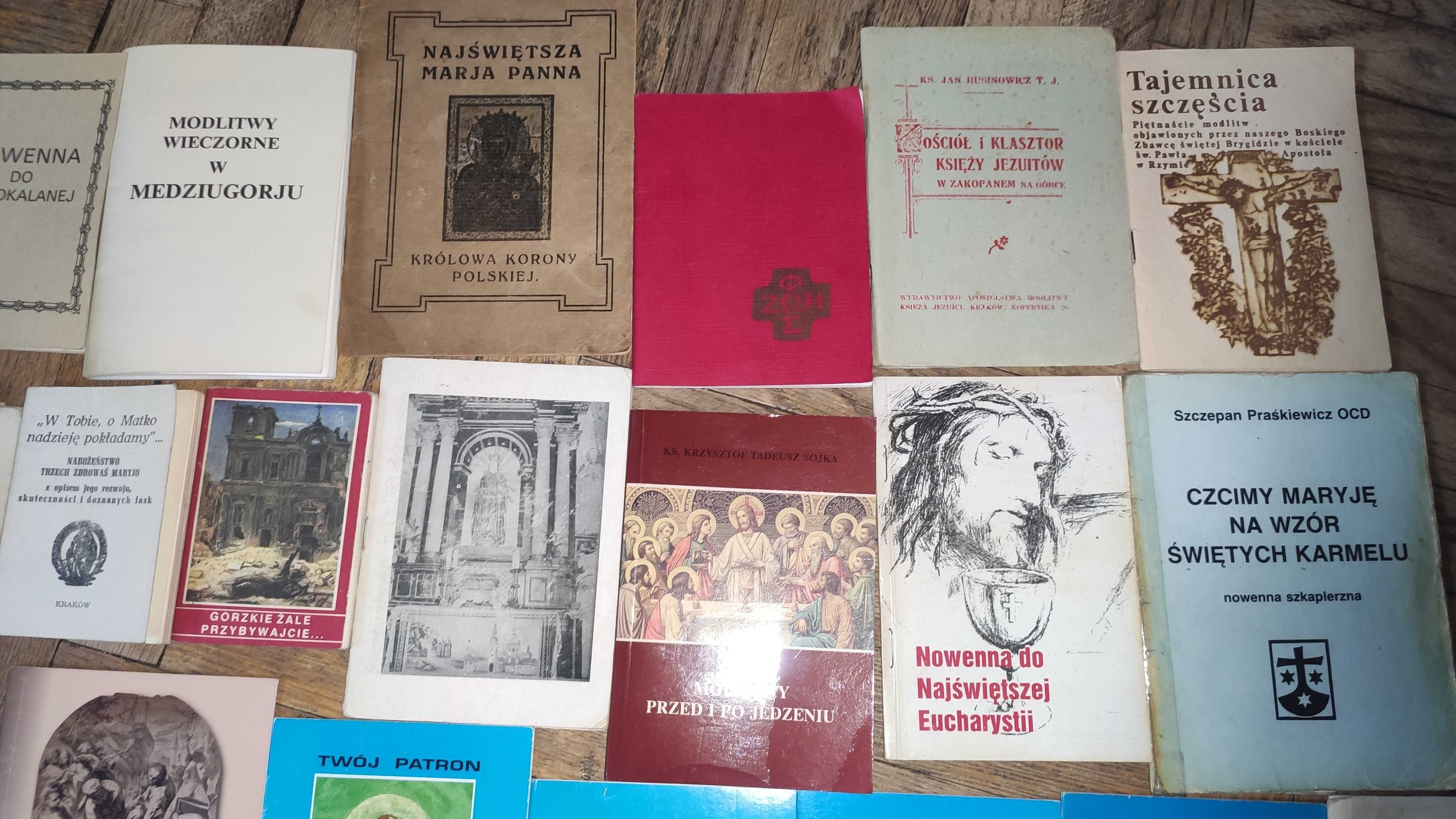 zestaw broszur książek religijnych nowenna modlitwa maryja proroctwa