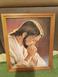 Modlący się Jezus obrazek