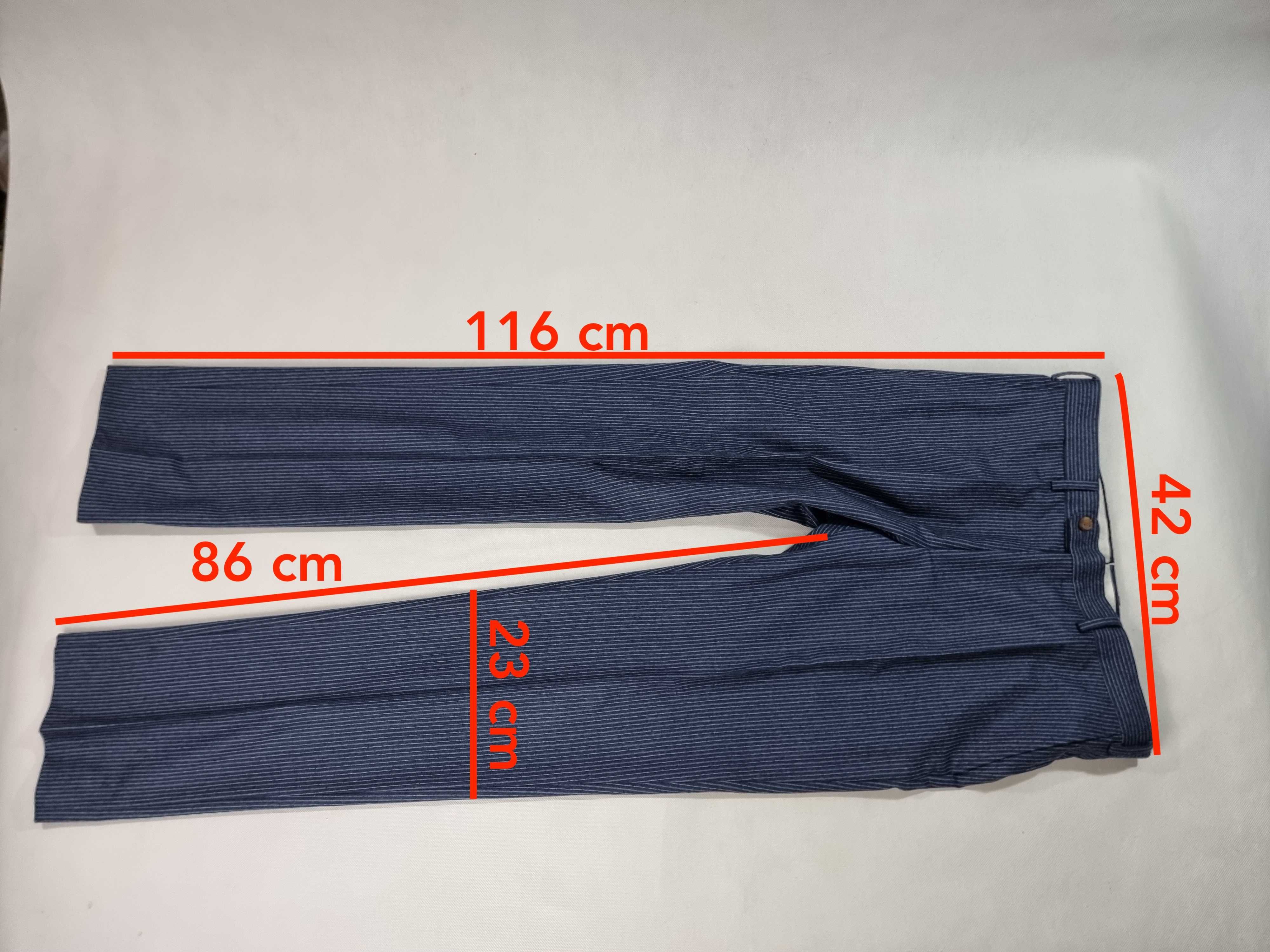 2-częściowy, wełniany, niebieski garnitur SuitSupply, SuSu 120's, L/98