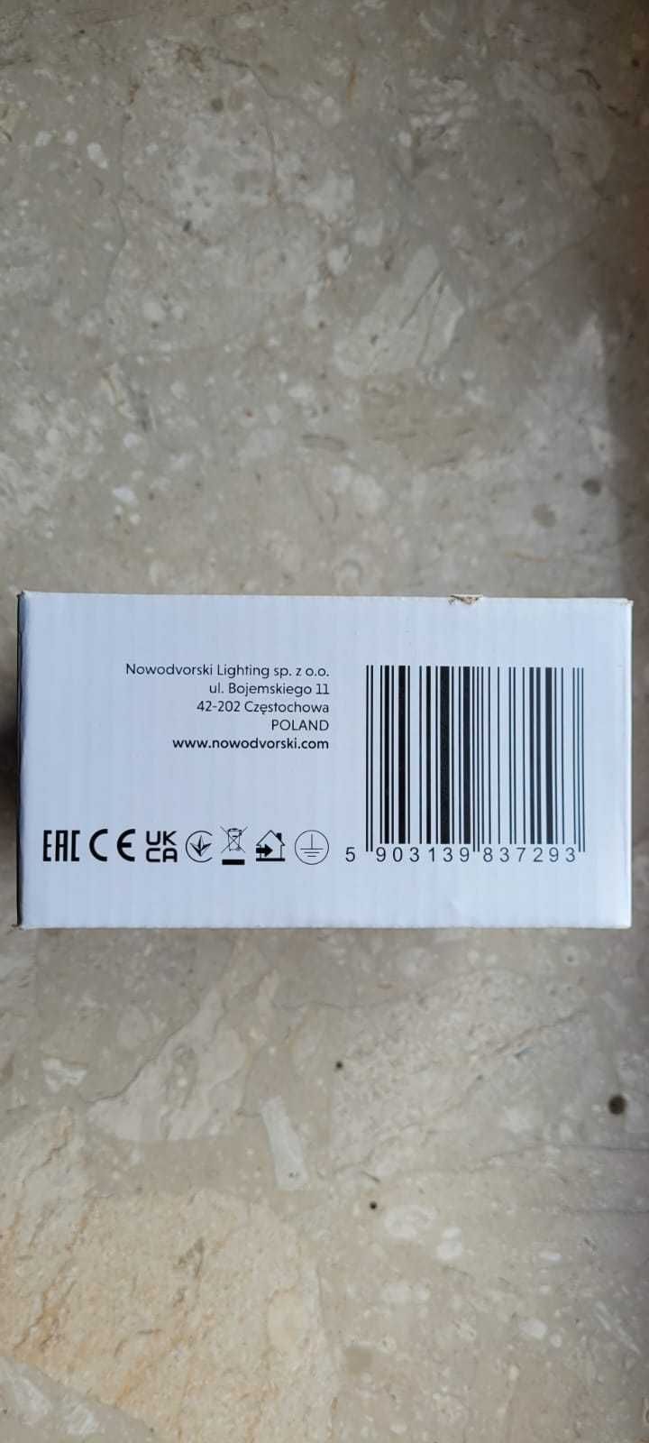 ECHO Nowodvorski 8372 NOWA LAMPA sufitowa wpuszczana punktowa czarna