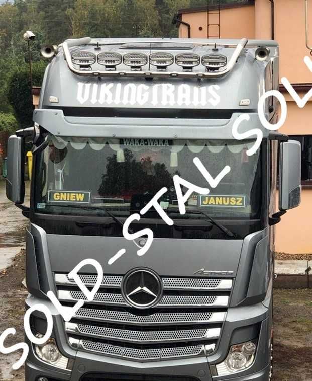 Orurowanie BELKA NA HALOGENY Mercedes Actros Mp4 Mp5 Stal nierdzewna !