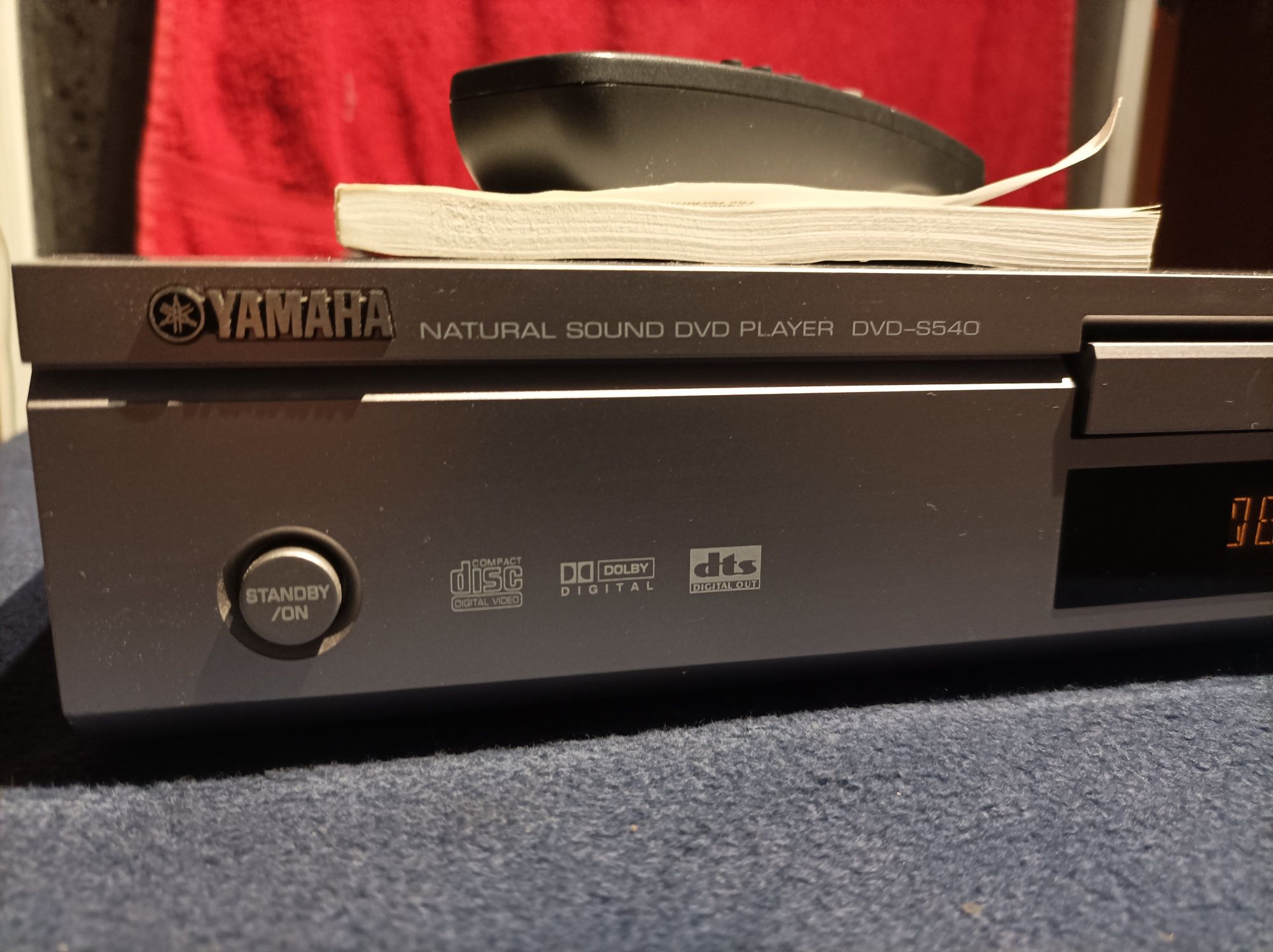 DVD/CD Yamaha DVD S 540 + pilot, Komplet idealny!
