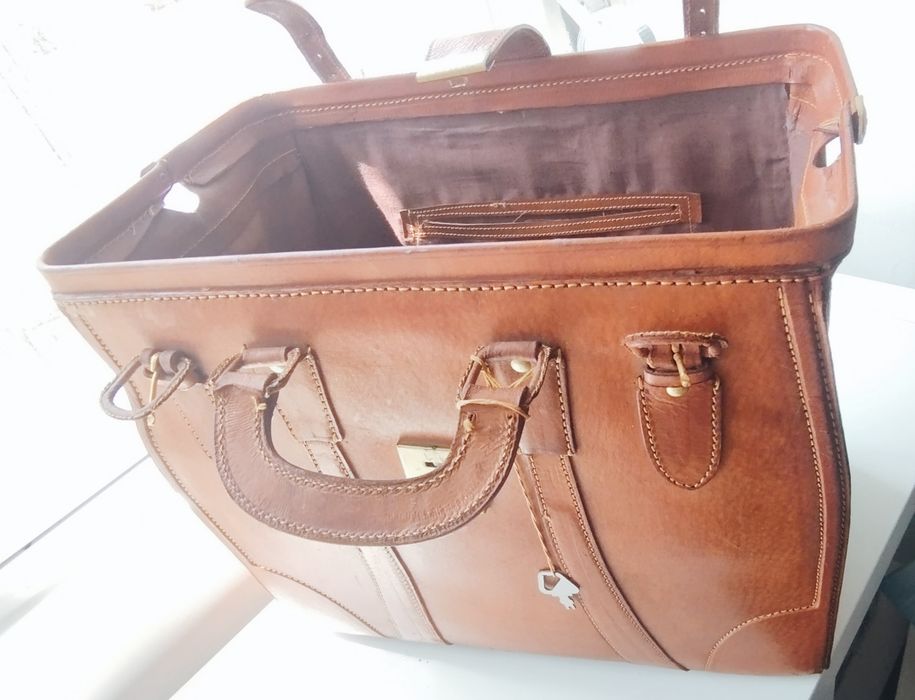 Mala de médico/mão Vintage