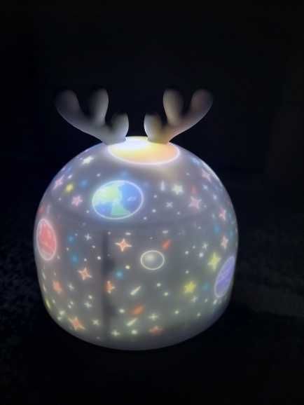 Ночник лампа 3d проектор ночное небо, звёздное небо с вращением