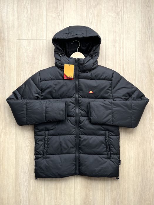 Оригінал Ellesse (S,L) Paddero Puffer Jacket Мужская Черная Зимняя