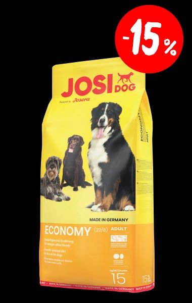 Josera JosiDog Economy 15 кг — сухий корм для дорослих собак. Доставка