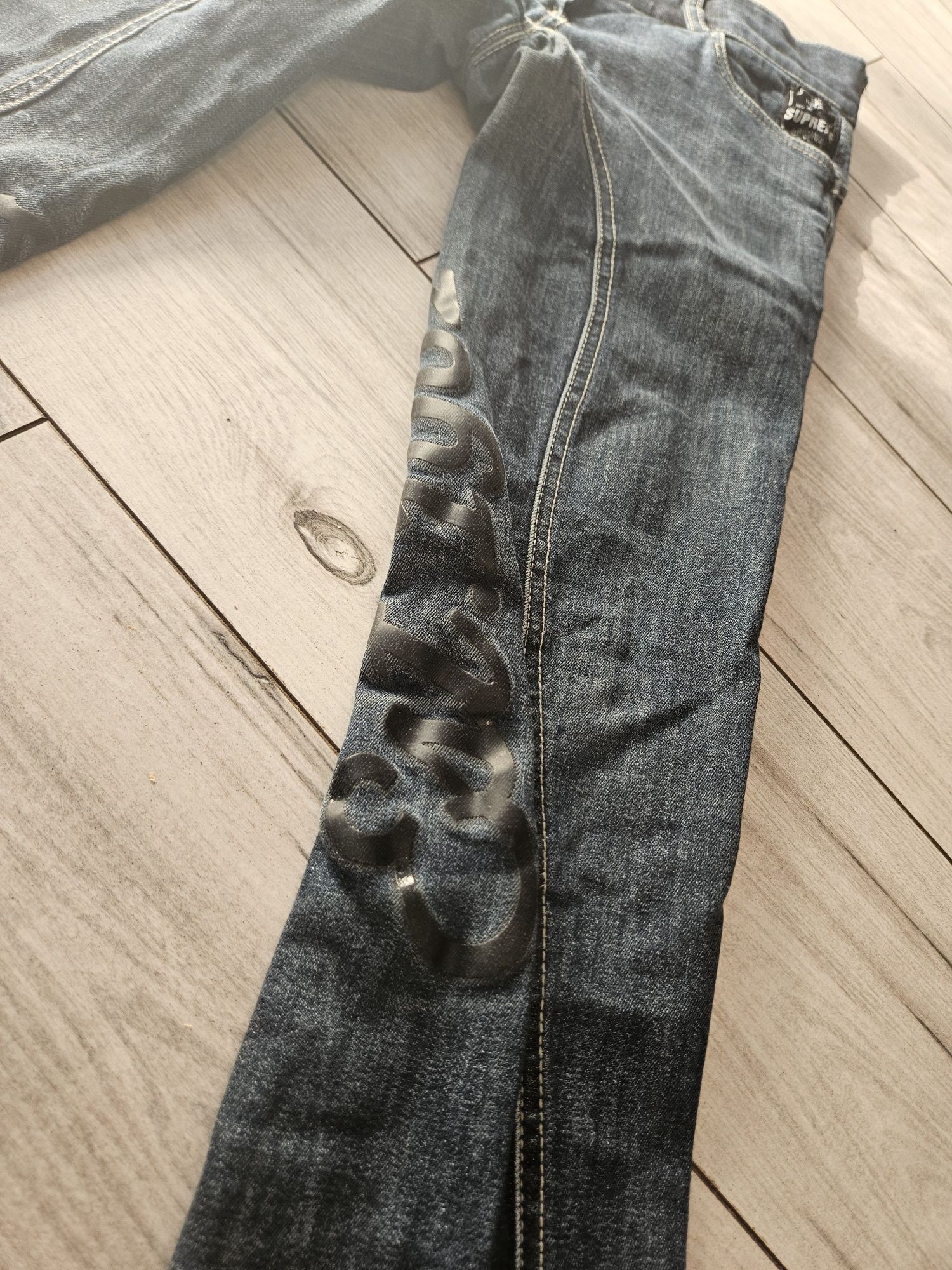 Bryczesy jeansowe horze supreme 32 34 XS