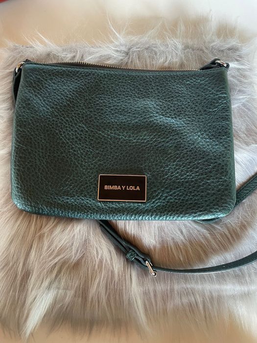 Mala a tiracolo Bimba e Lola de pele genuína