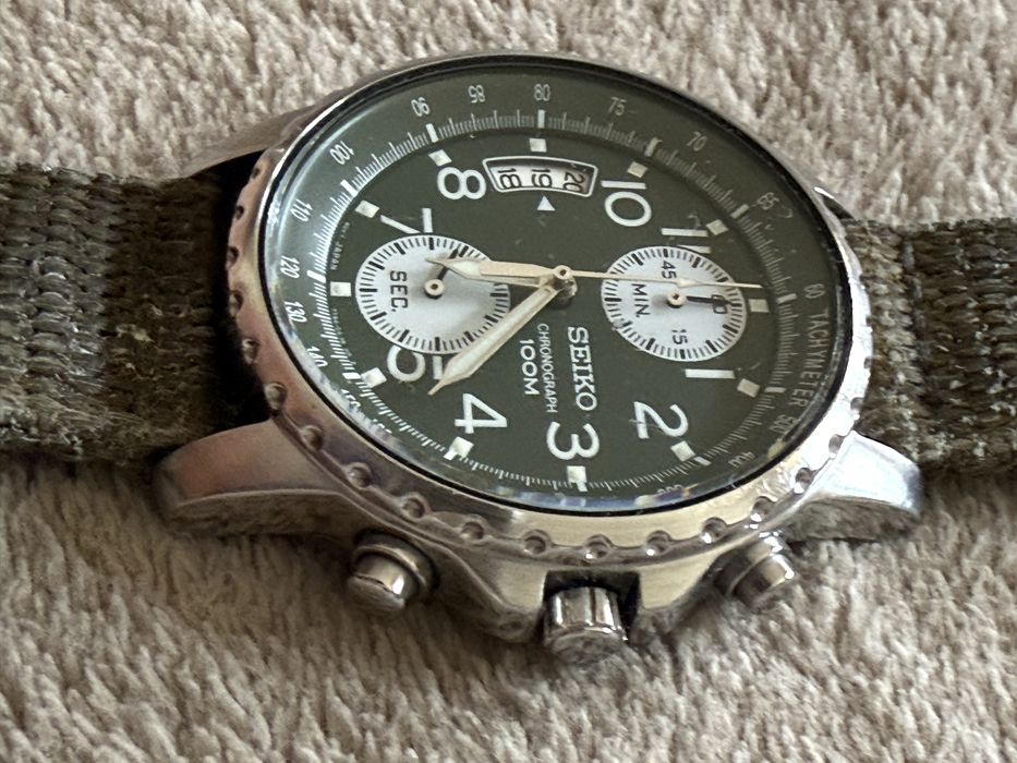 Zegarek Seiko Chronograph 7T94-0AH0 military
