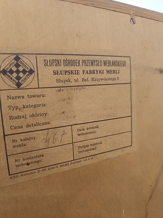 Szafa PRL antyk lakierowana