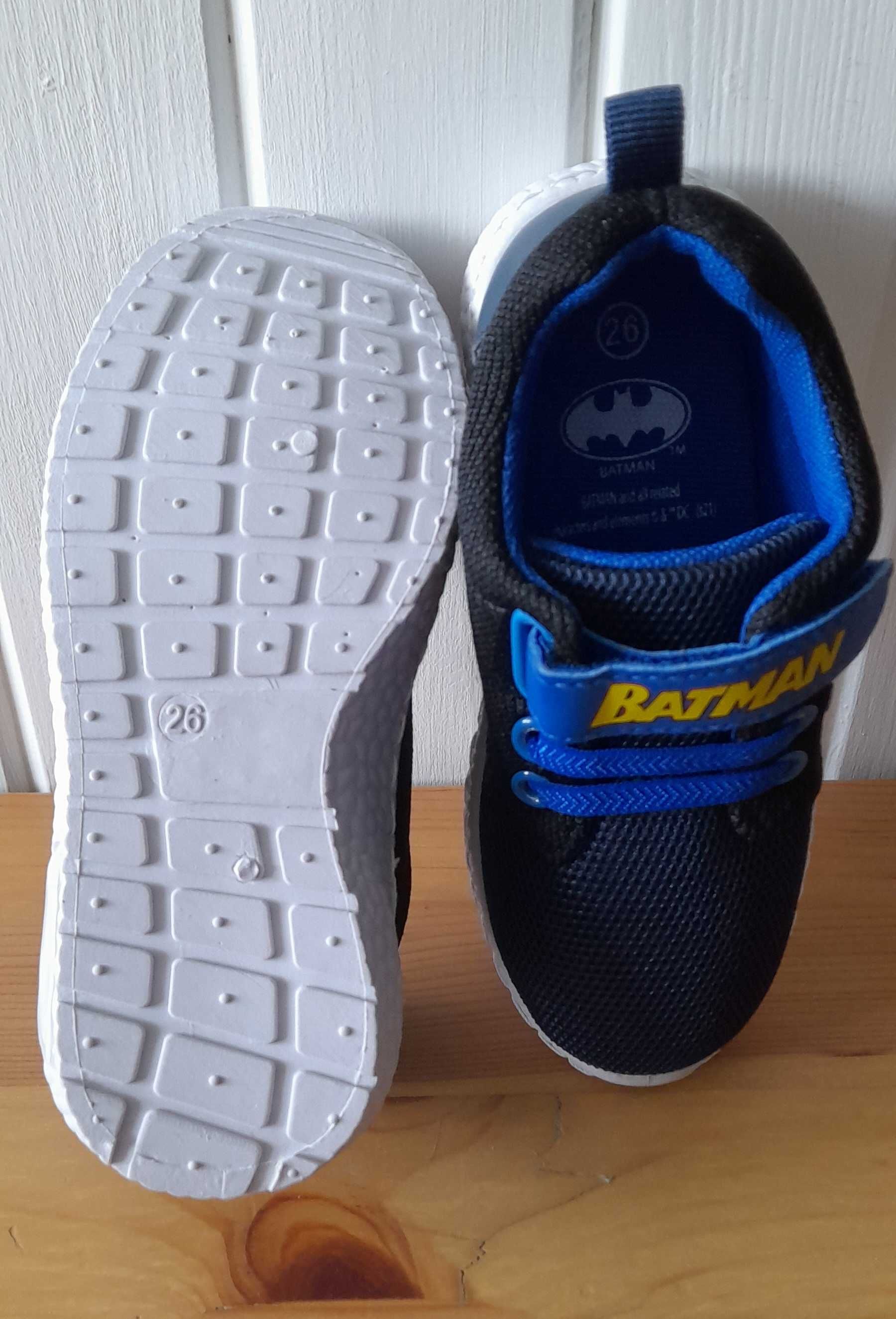 Półbuty BATMAN chłopięce- R. 26- LED