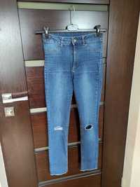 Spodnie jeansowe damskie rurki Calzedonia