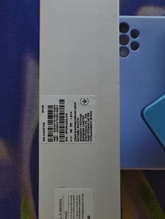 Телефон і Samsung A32 4/64 SM-A32F/DS