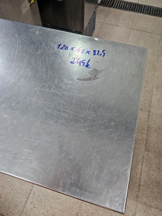 Bancada com prateleira inox