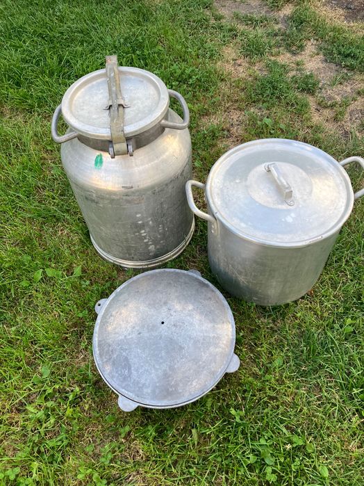 Казаны(баняки)на 40л,бидоны,сковорода , кастрюли алюминиевые СССР