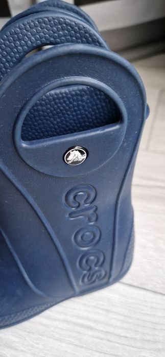 Crocs kalosze granatowe