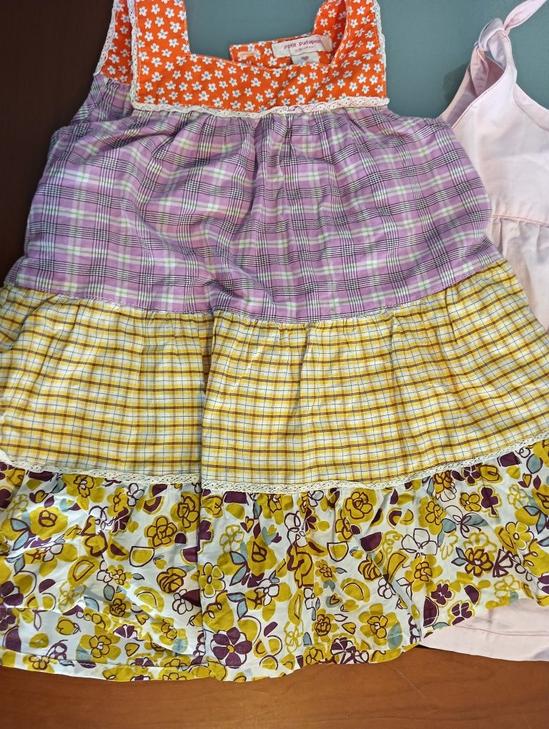 vestidos de menina - Petit patapon 12/18 m  88 cm - Como novos!