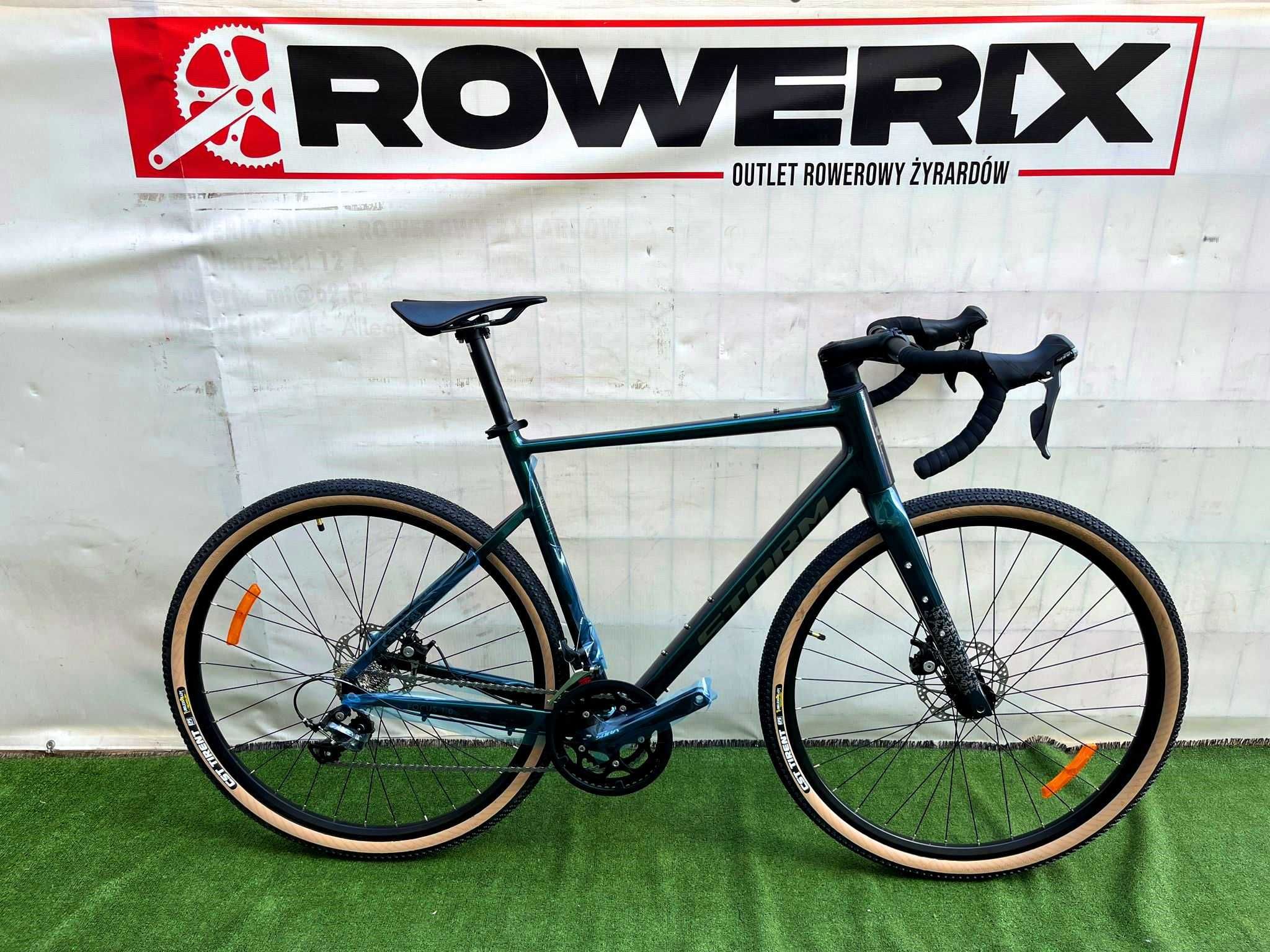 *Nowość STORM FOCUS 1.0* Shimano SORA Gravel Sztywne Osie 56cm