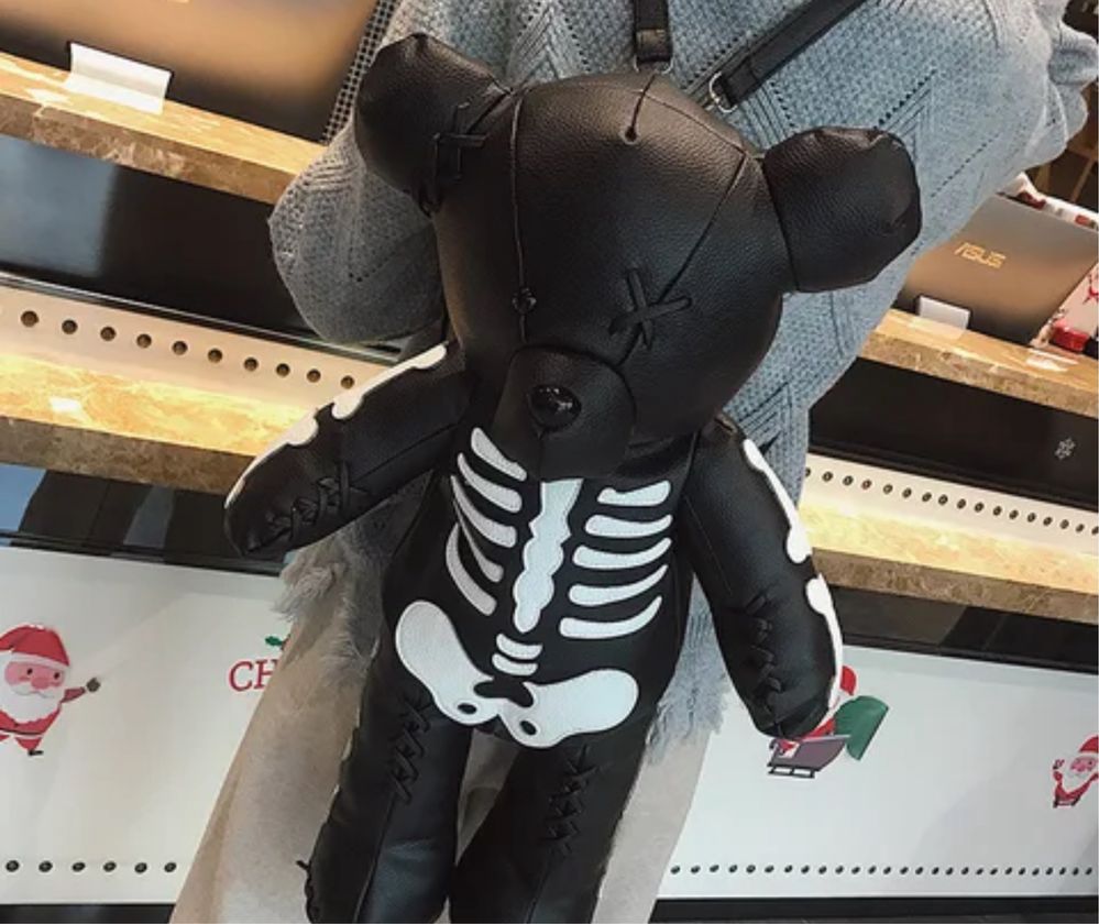 Рюкзак мишка скелет