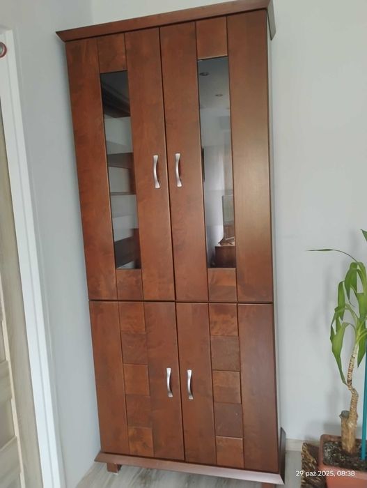 Witryna drewniana do salonu / pokoju – stan bardzo dobry