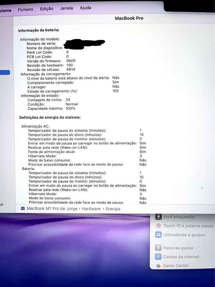 Macbook M1 Pro 14’’ 32gb ram 512gb ssd