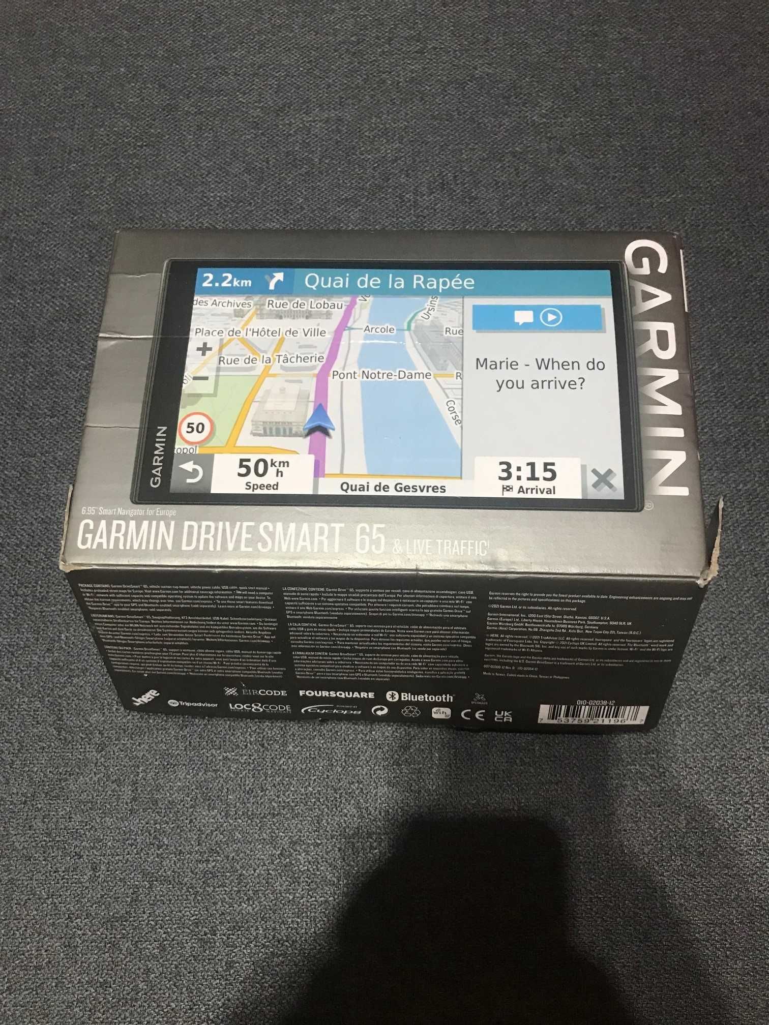 Nawigacja samochodowa Garmin Drive Smart 65 - jak nowa