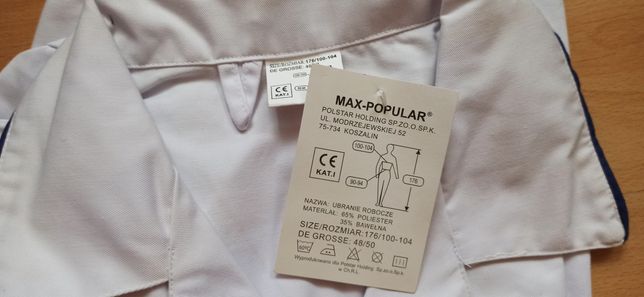 Bluza biała max-popular