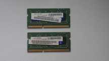 RAM do laptopa DDR3 1GB + 1GB (2GB) ADATA