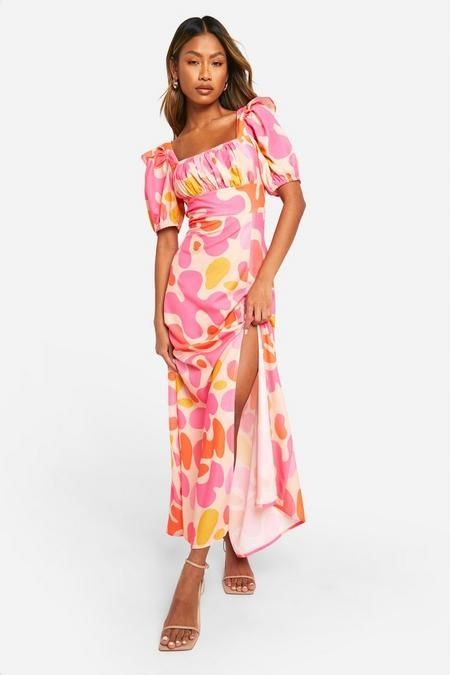Boohoo 44 Xxl Sukienka Wzorzysta Maxi J29671