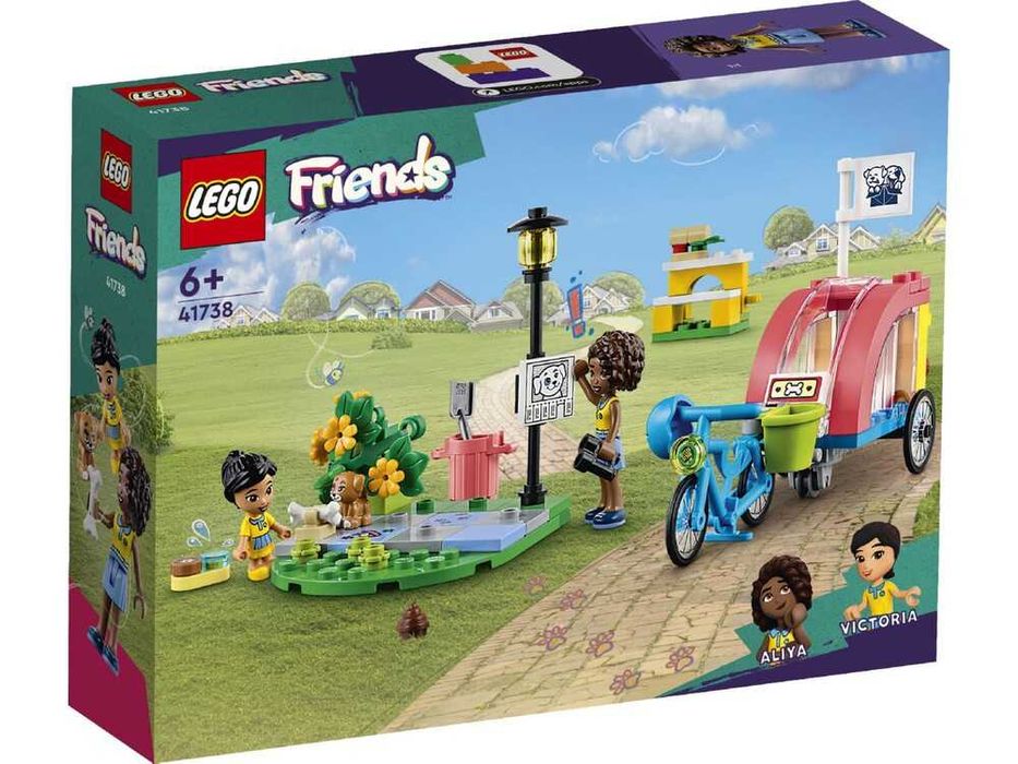 Новий Lego Friends 41738 Dog Rescue Bike велосипед рятування собак