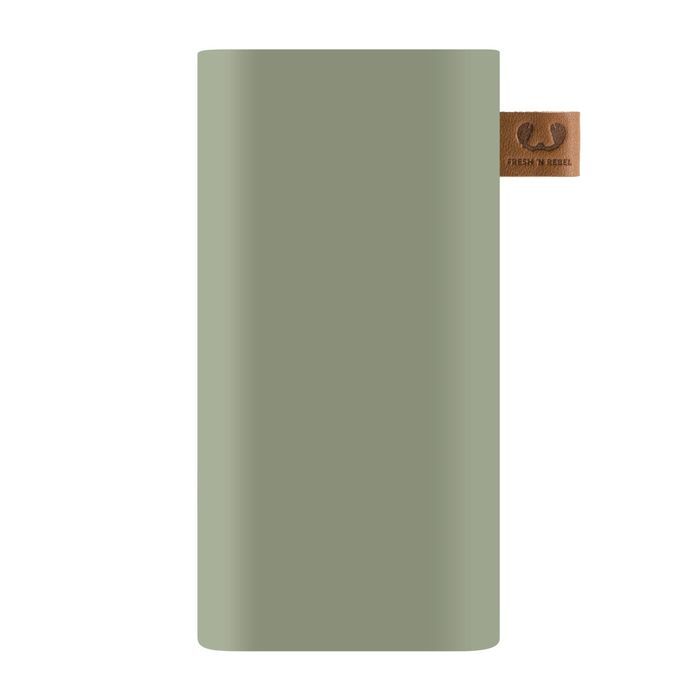 Fresh N Rebel powerbank 6000mAh USB-C dried green, zielony OUTLET