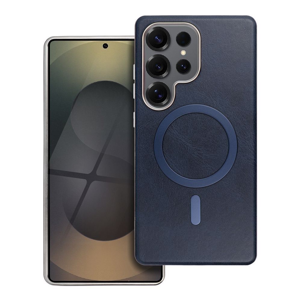 Futerał GENTLEMAN MAG COVER  MagSafe do SAMSUNG A56 granatowy