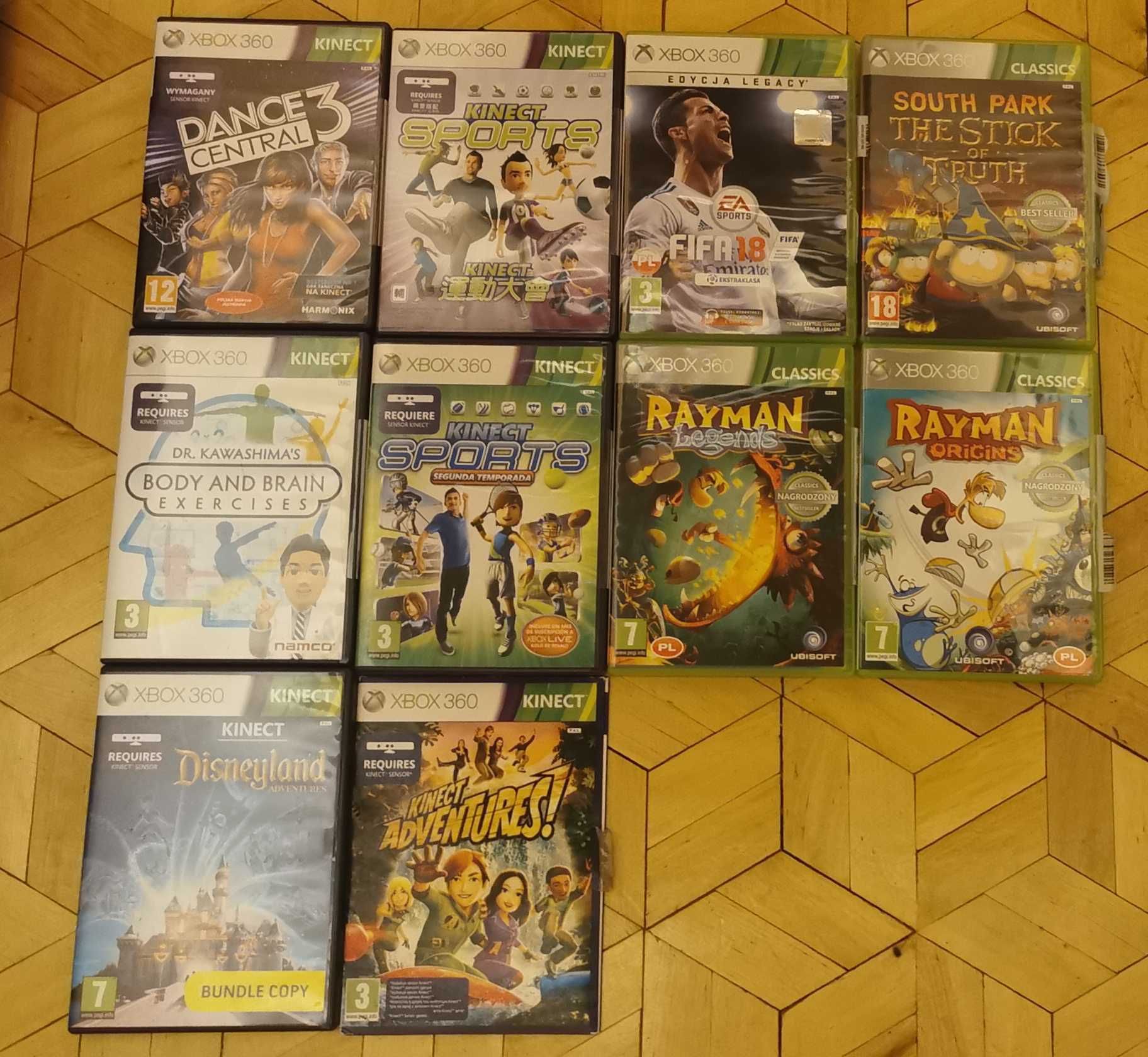 Gry Xbox 360 Zwykłe i na Kinect Fifa Rayman i Inne od 15 zł