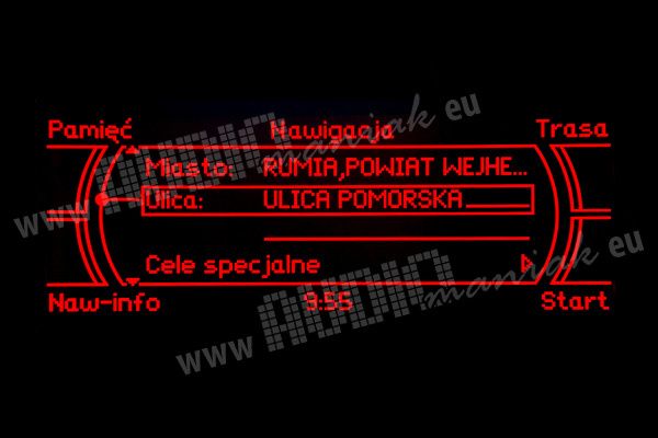AUDI Q5 MMI LOW BASIC polskie menu lektor mapa