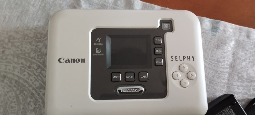 Drukarka do zdjęć Canon wraz z papierem fotograficznym