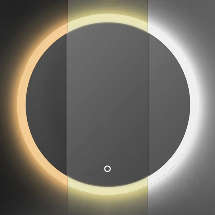 Lustro łazienkowe LED Podgrzewane poziome 50x70cm