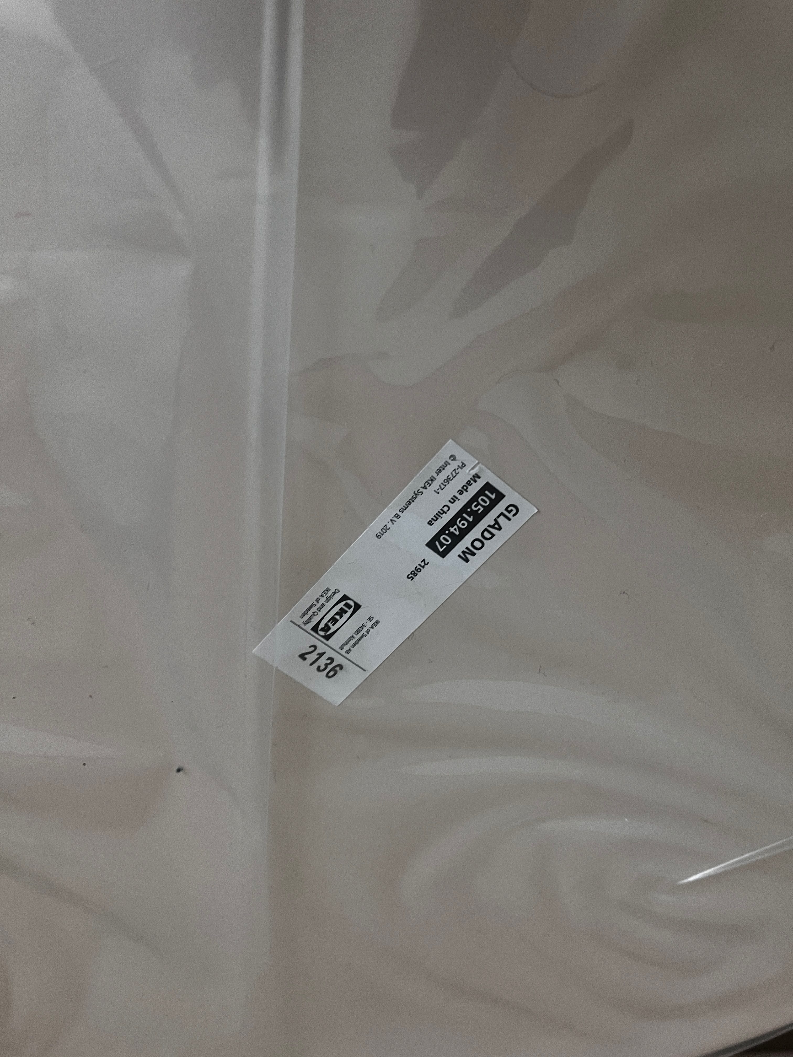 Stolik biały ikea GLADOM