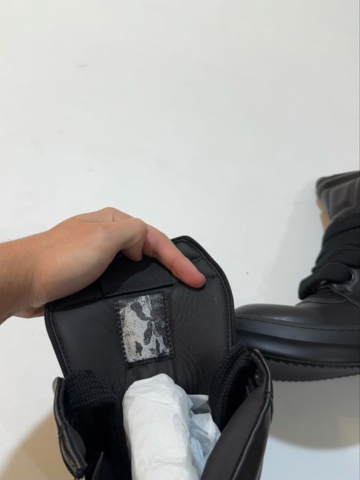 кеды Rick Owens Geobasket Jumbo Total Black Shoes 42 43