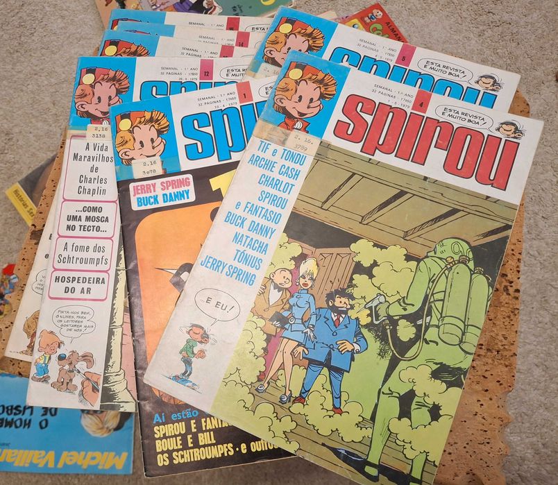 Revistas banda desenhada Spirou 1979 - 1°ano