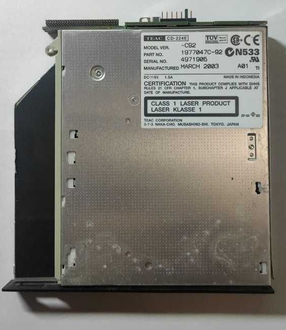 CD-ROM для ноутбука IDE Teac 224E - 24x (внутрішній)