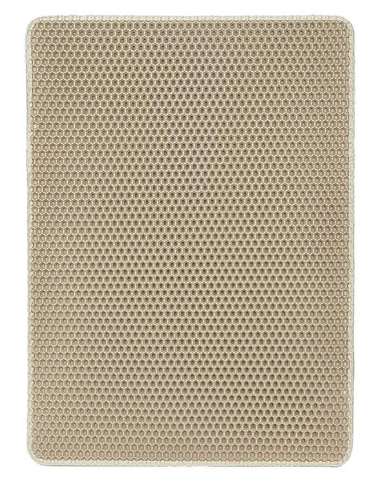 Mata pod kuwetę L 55x75cm biała kremowa