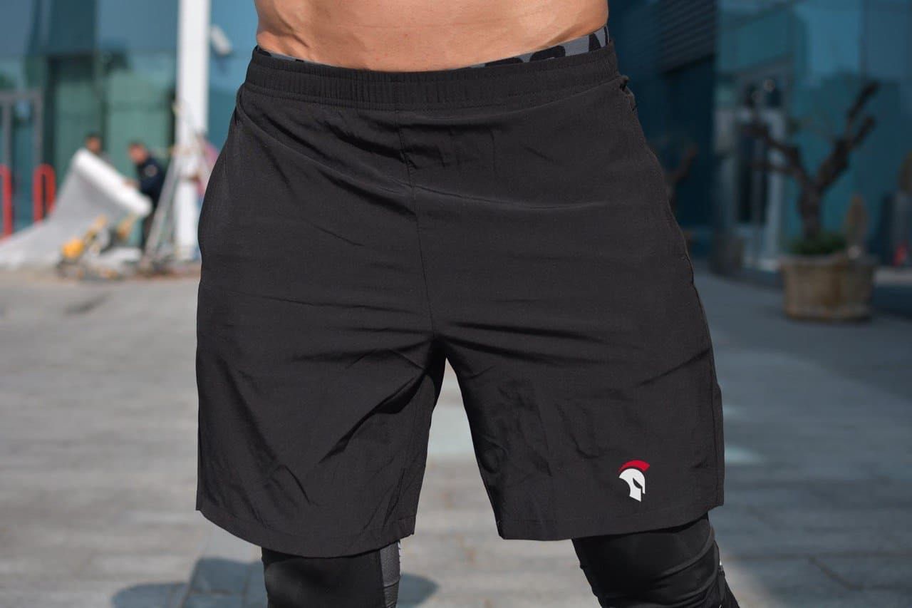 Komplet 5w1 Sportowej Odzieży Termoaktywnej Spartan Black XL