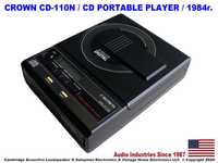 CROWN CD-110N / CD PORTABLE PLAYER / 1984r. / Nowy Nieużywany