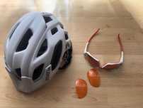 Kask rowerowy 7iDP Boa okulary