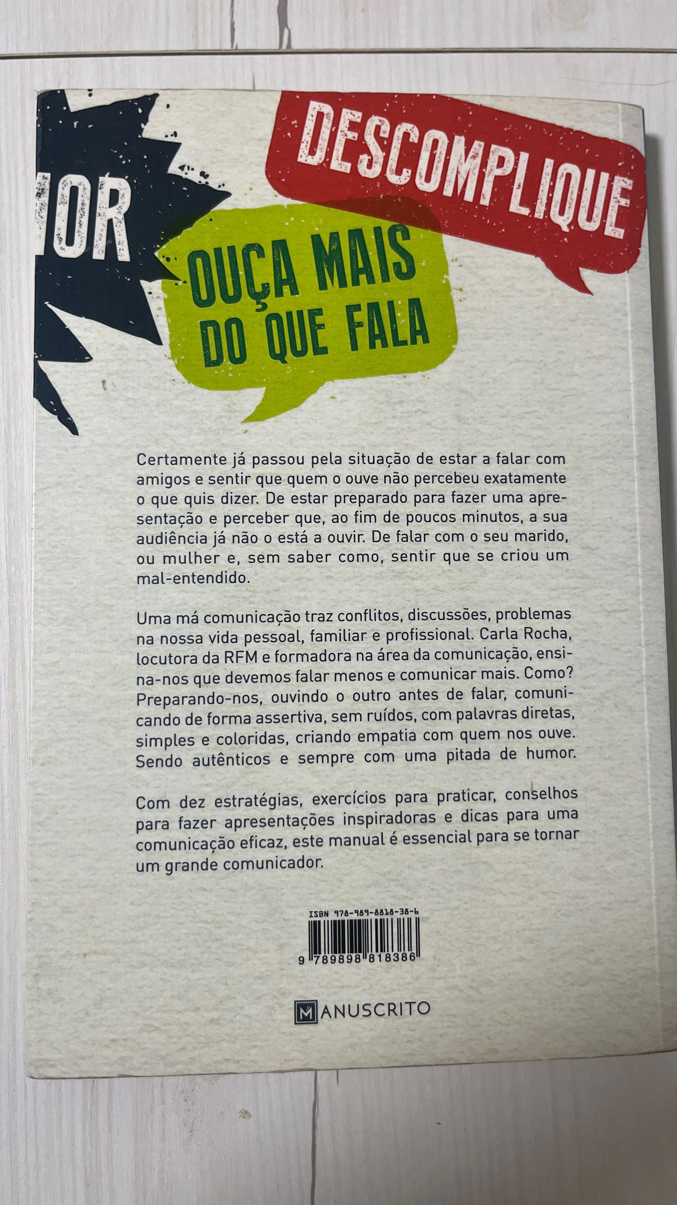 Fale Menos, Comunique Mais – Carla Rocha | Livro com uso, ótimo preço